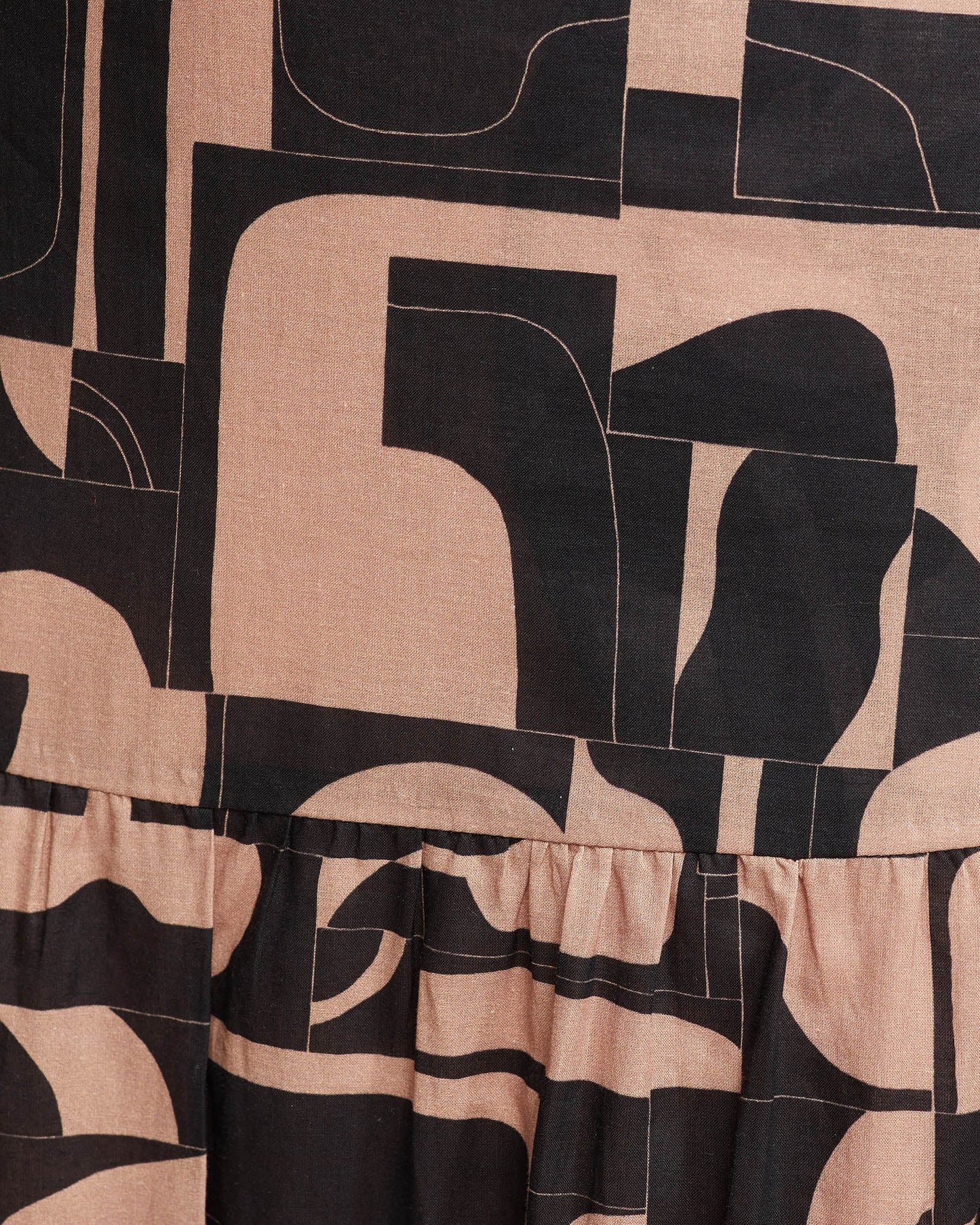 Olivia Geo Print Voile Skirt