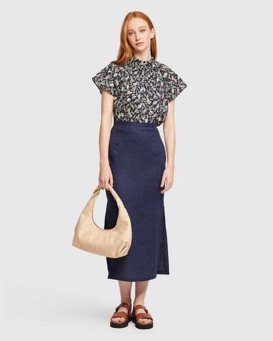 Ariela Floral Printed Top
