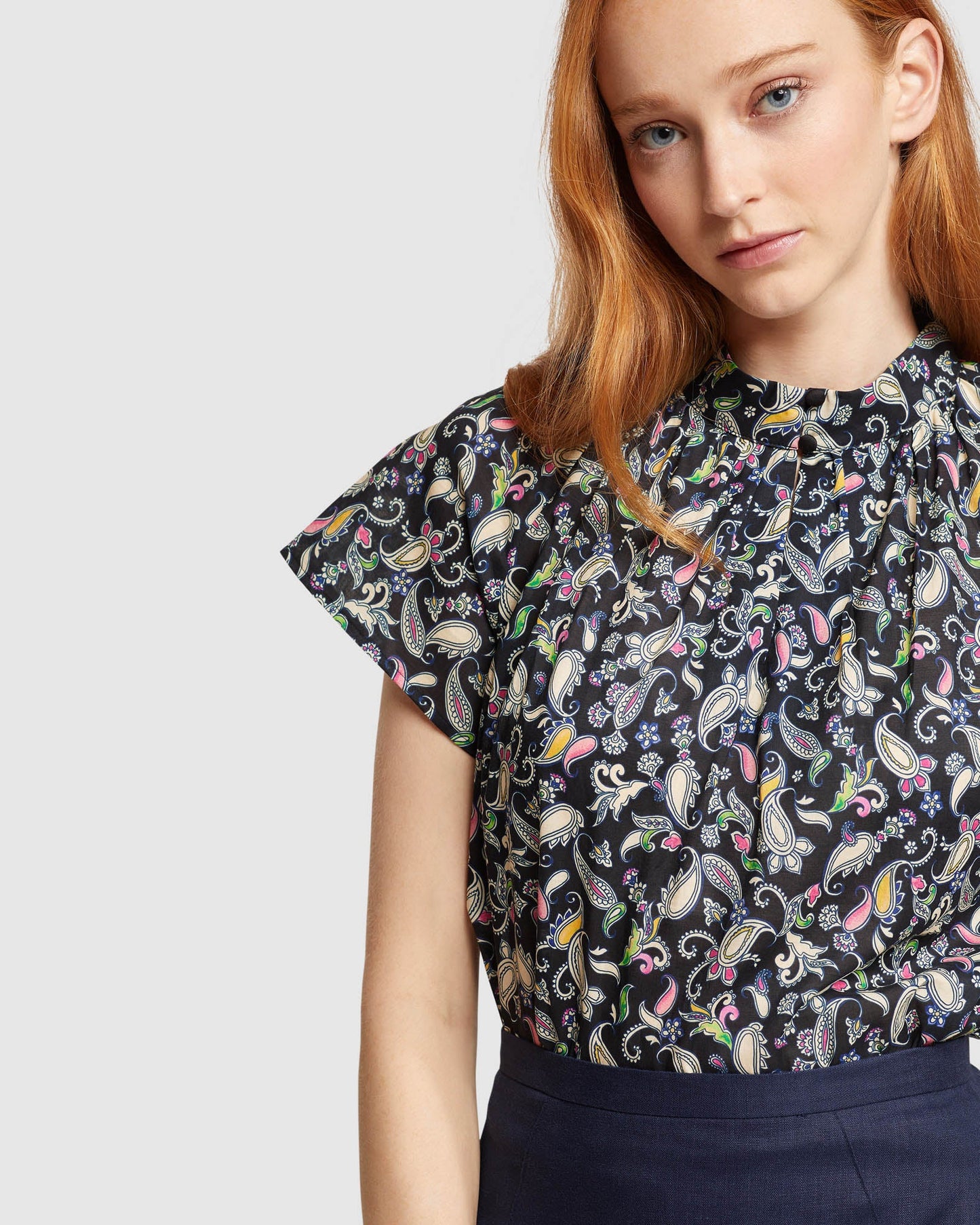Ariela Floral Printed Top