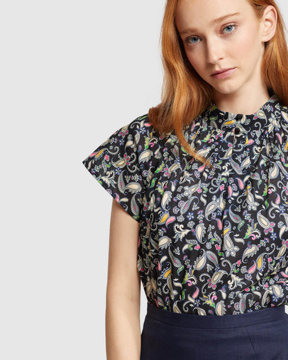 Ariela Floral Printed Top