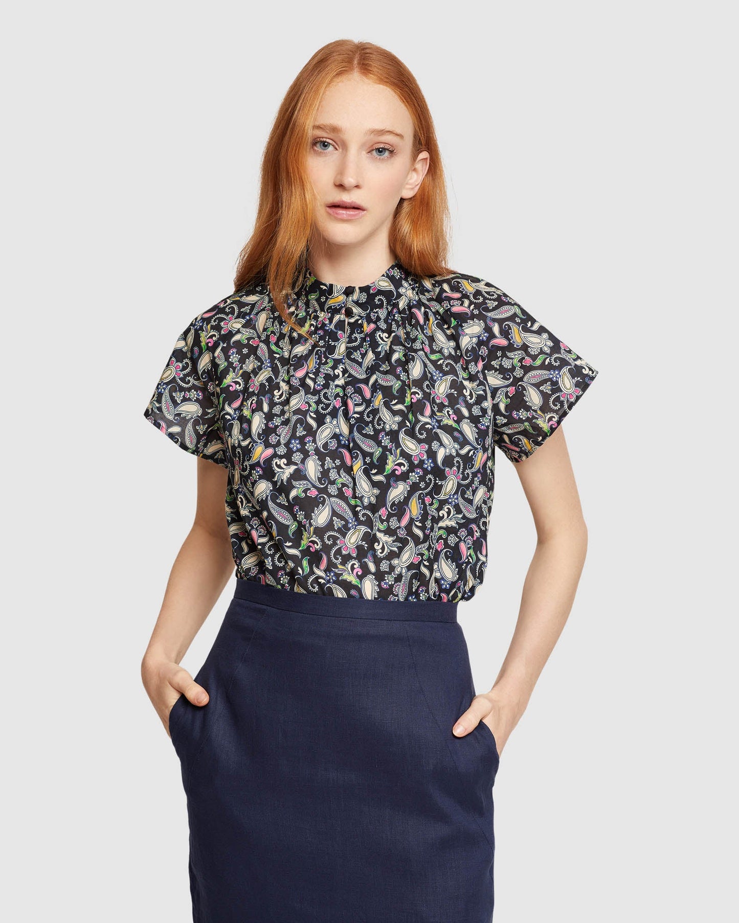 Ariela Floral Printed Top