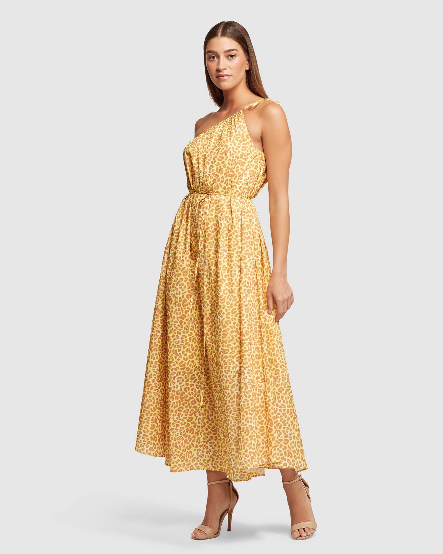 Tara Cotton Animal Print Dress