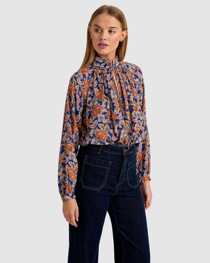 Sandy Floral Print Blouse