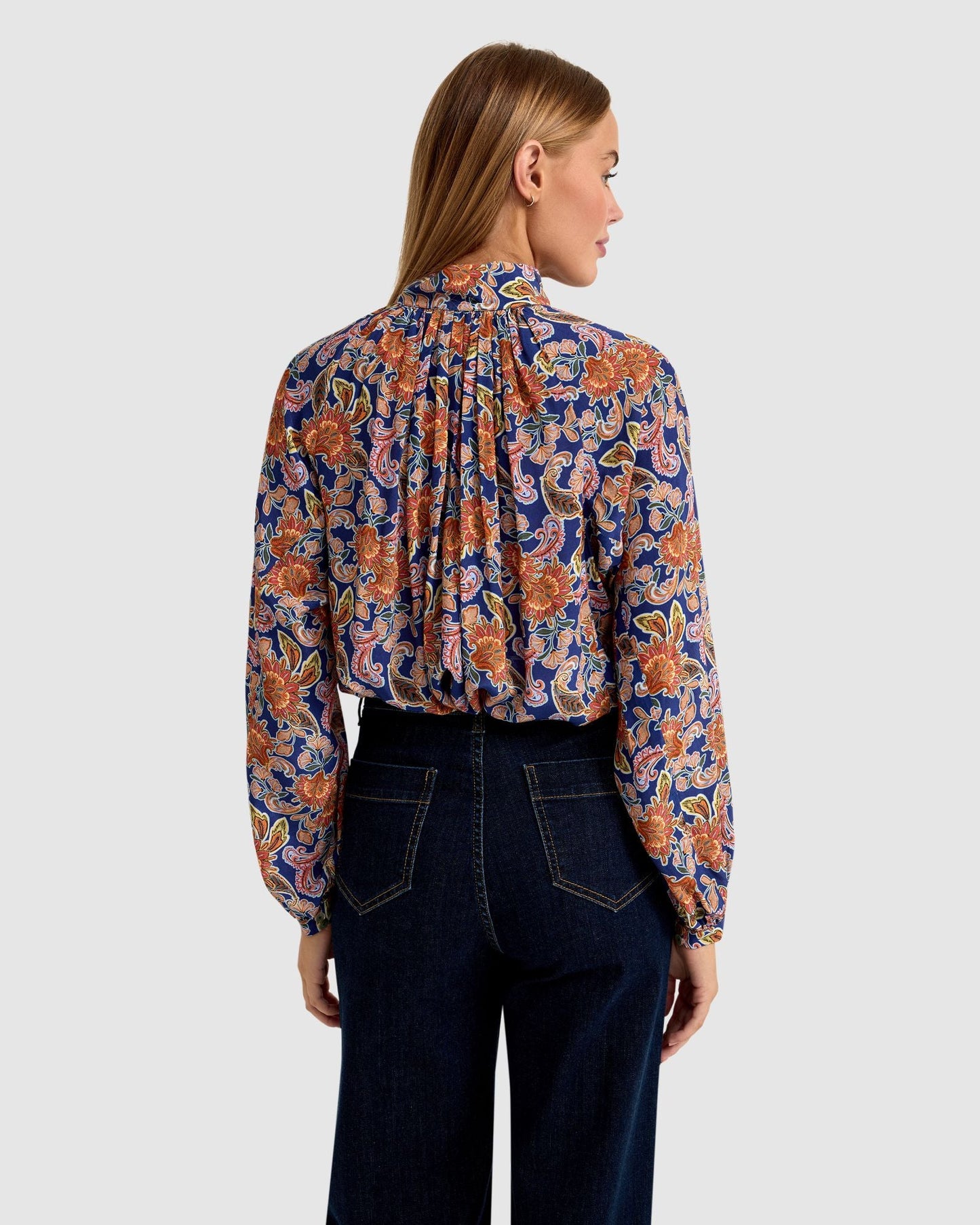 Sandy Floral Print Blouse