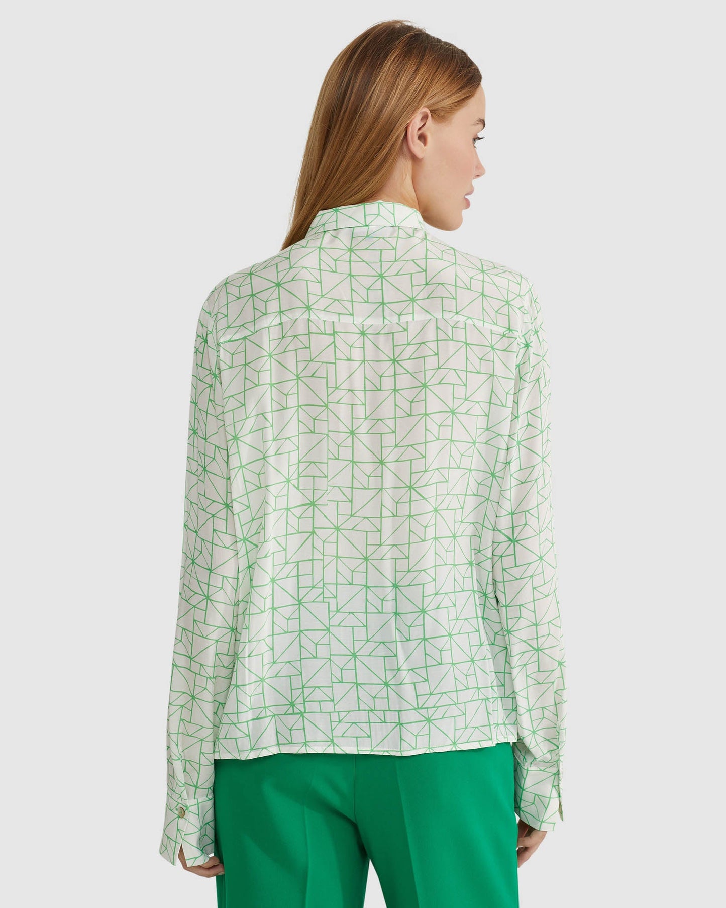 Poppy Geo Print Blouse