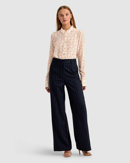 Poppy Geo Print Blouse