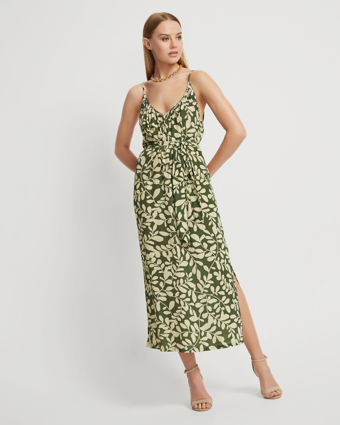 Kitty Vine Print Dress