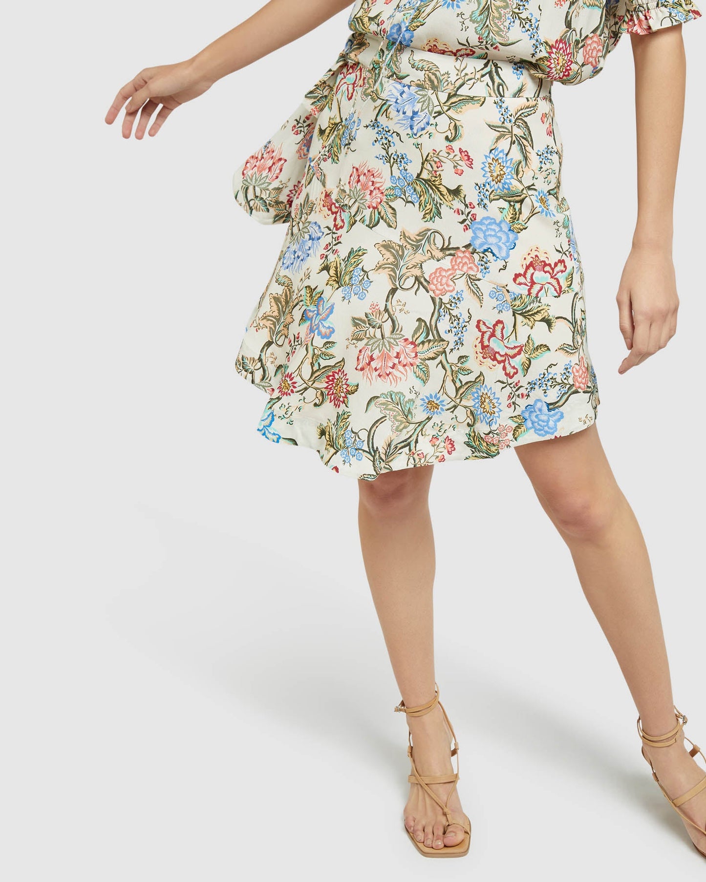 Mariella Chintz Print Skirt