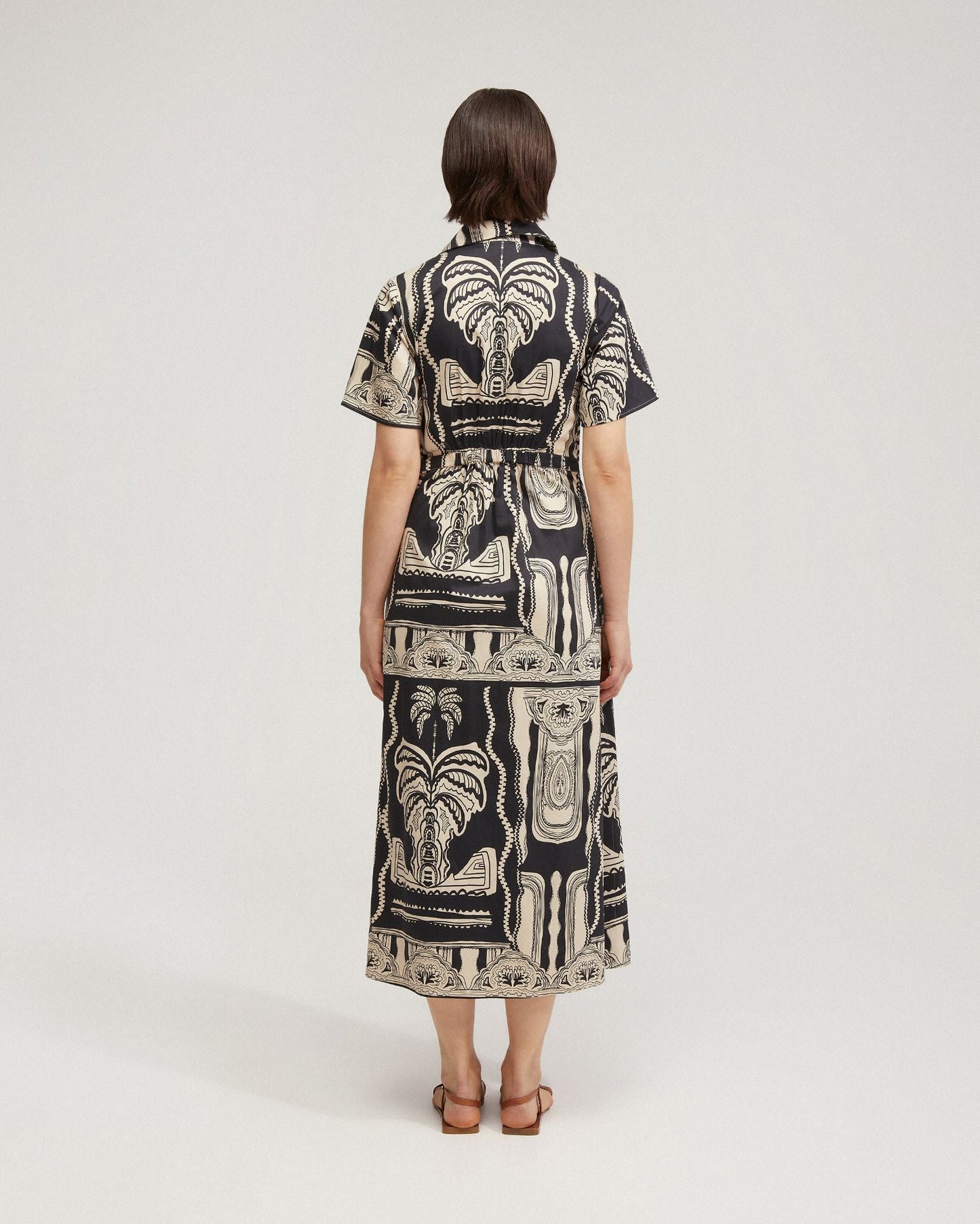 Jasmine Printed Shirt Dress