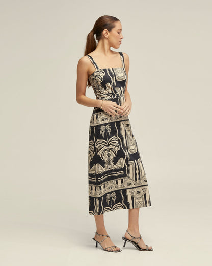 Margot Printed Dress
