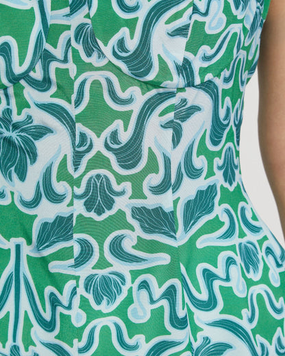 Jacqueline Printed Peplum Top
