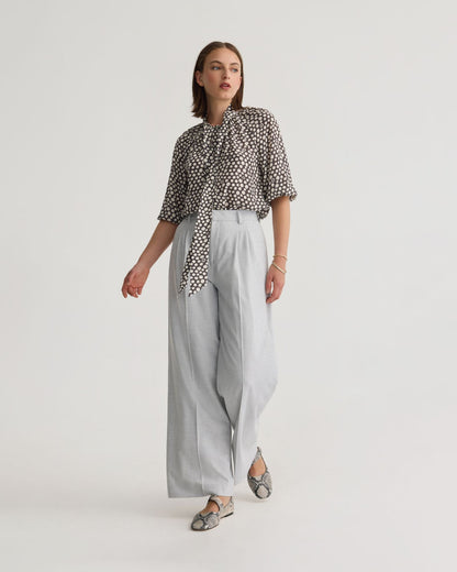 Simone Tie Neck Shirt