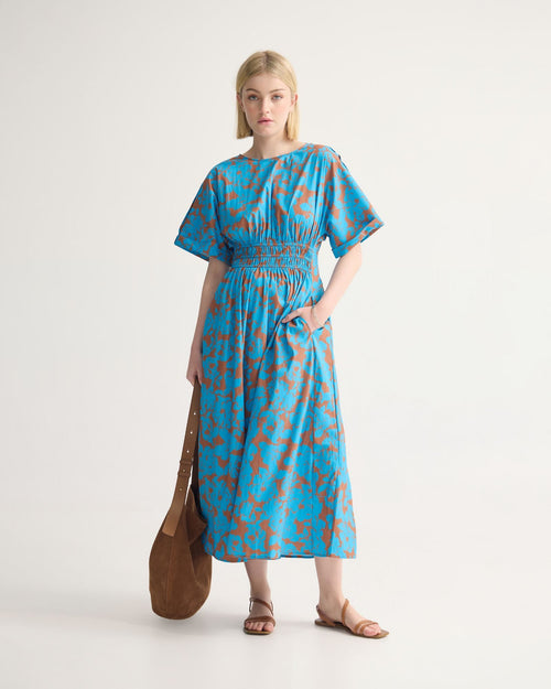 Blaire Printed Cotton Dress