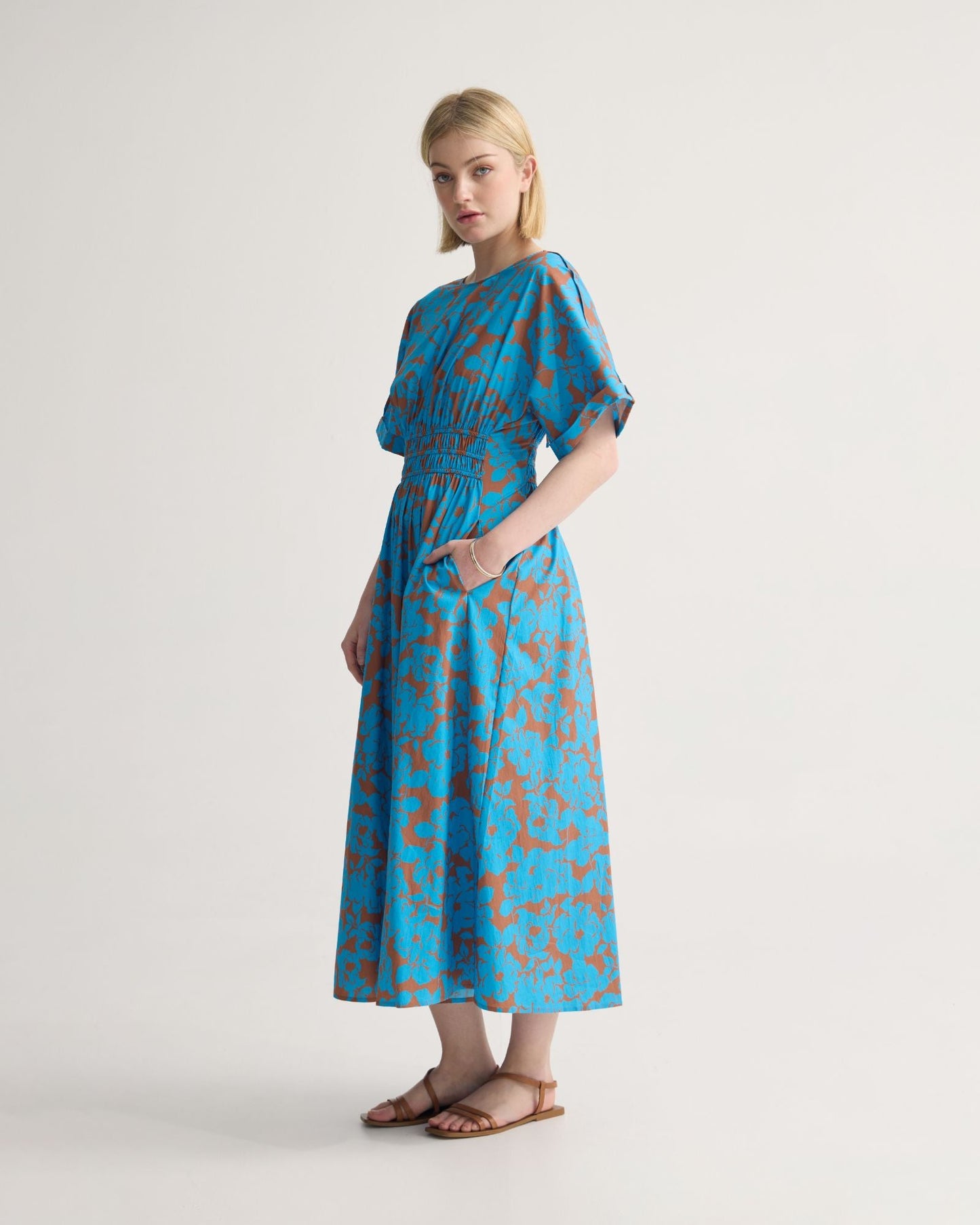 Blaire Printed Cotton Dress