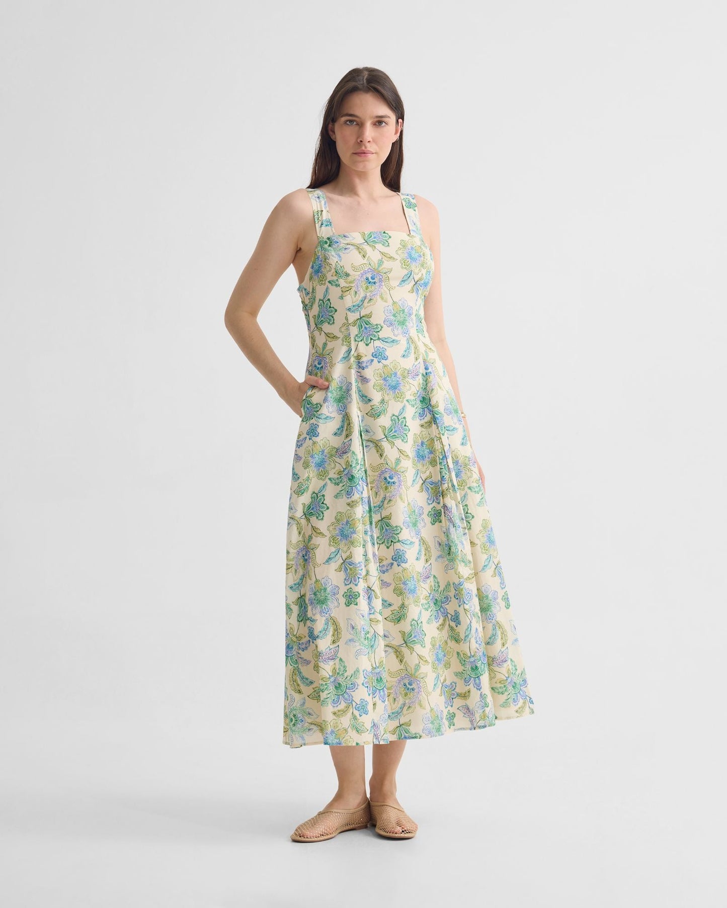 Marion Chintz Floral Dress