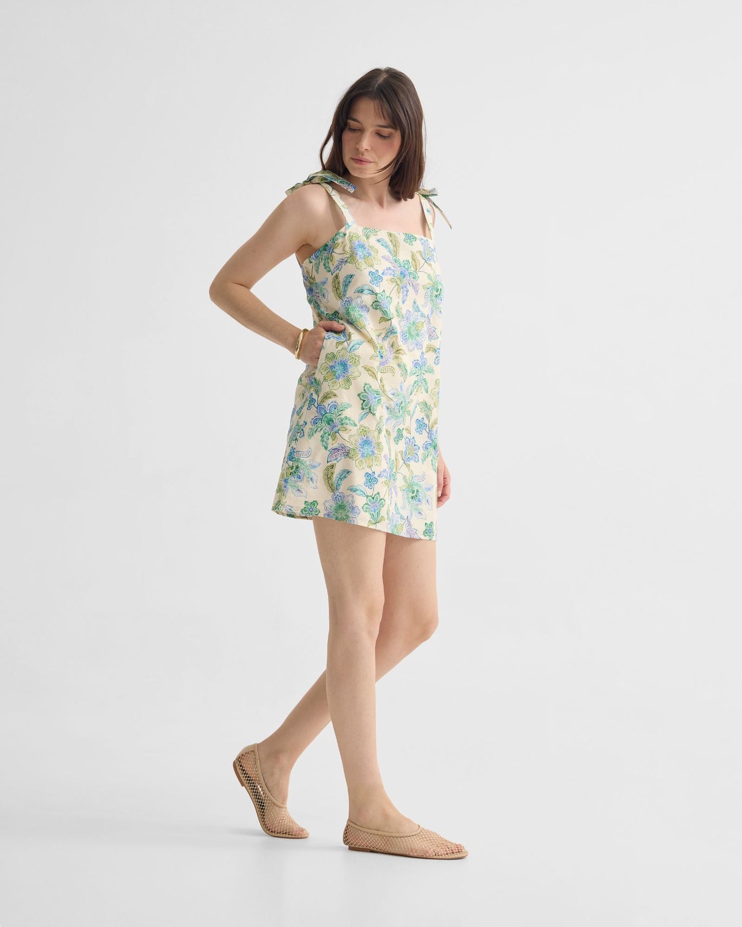 Corfu Chintz Mini Floral Dress