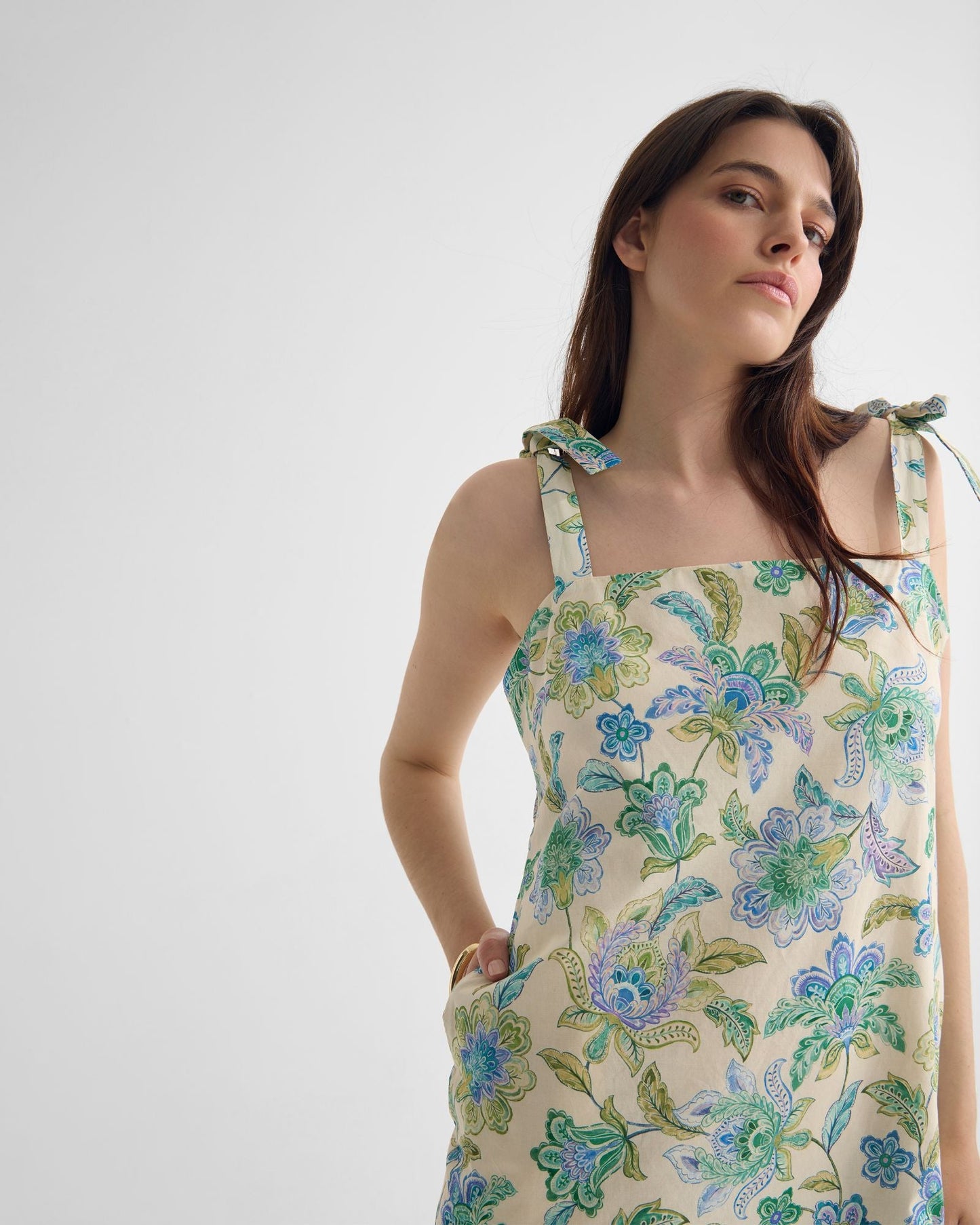Corfu Chintz Mini Floral Dress