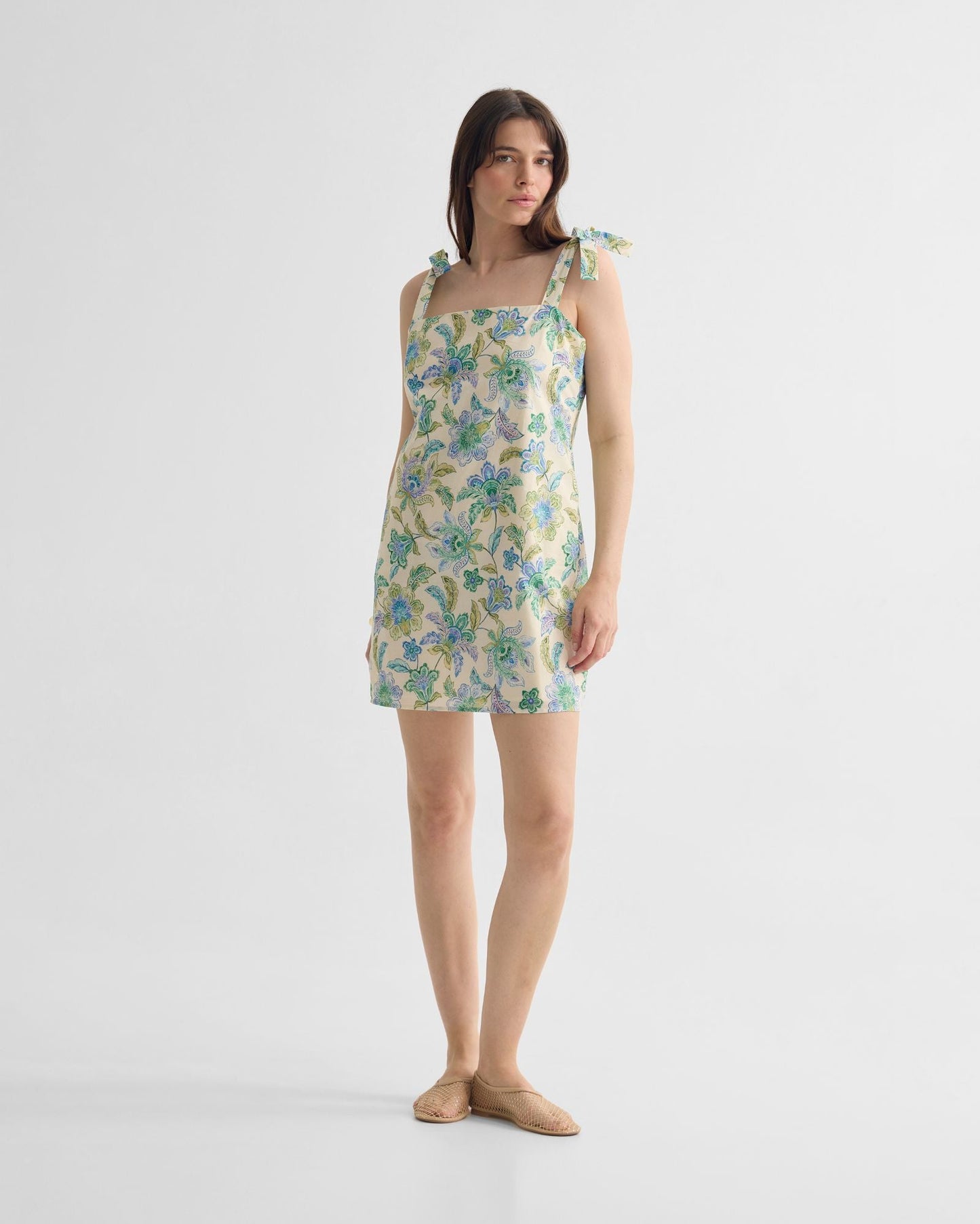 Corfu Chintz Mini Floral Dress