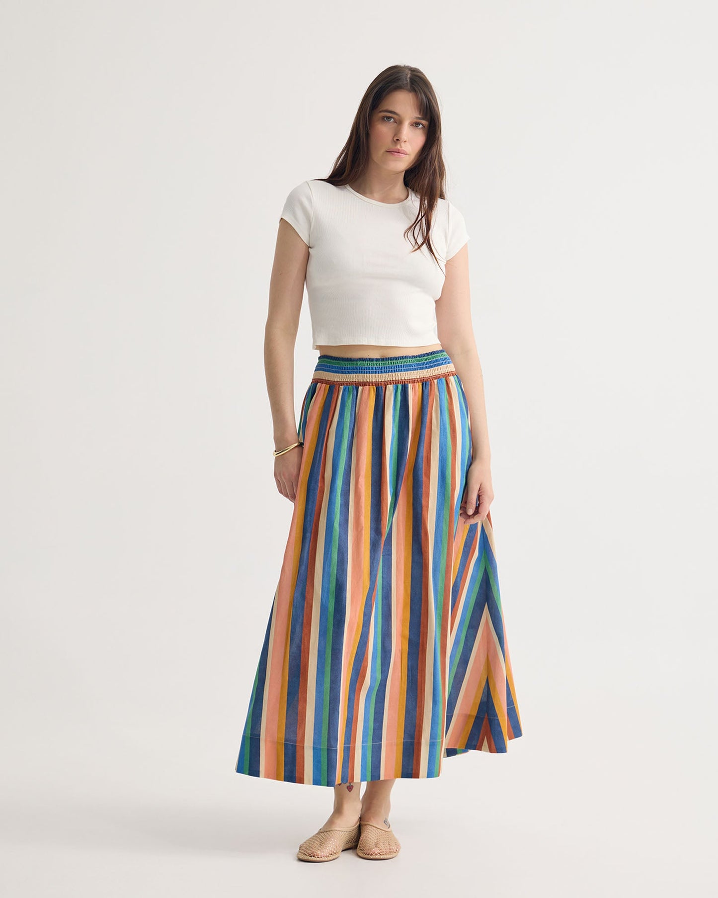 Bronte Striped Skirt