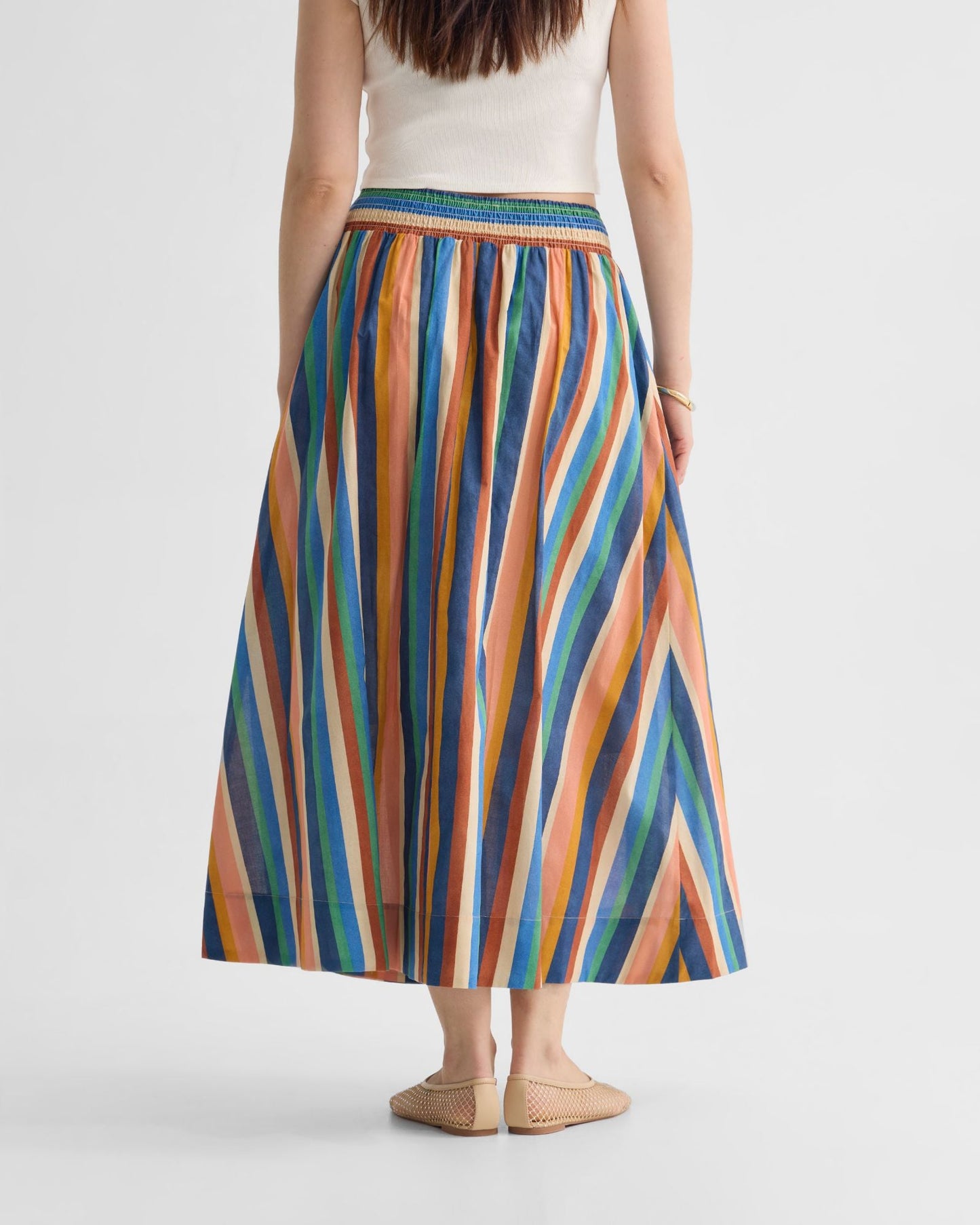 Bronte Striped Skirt