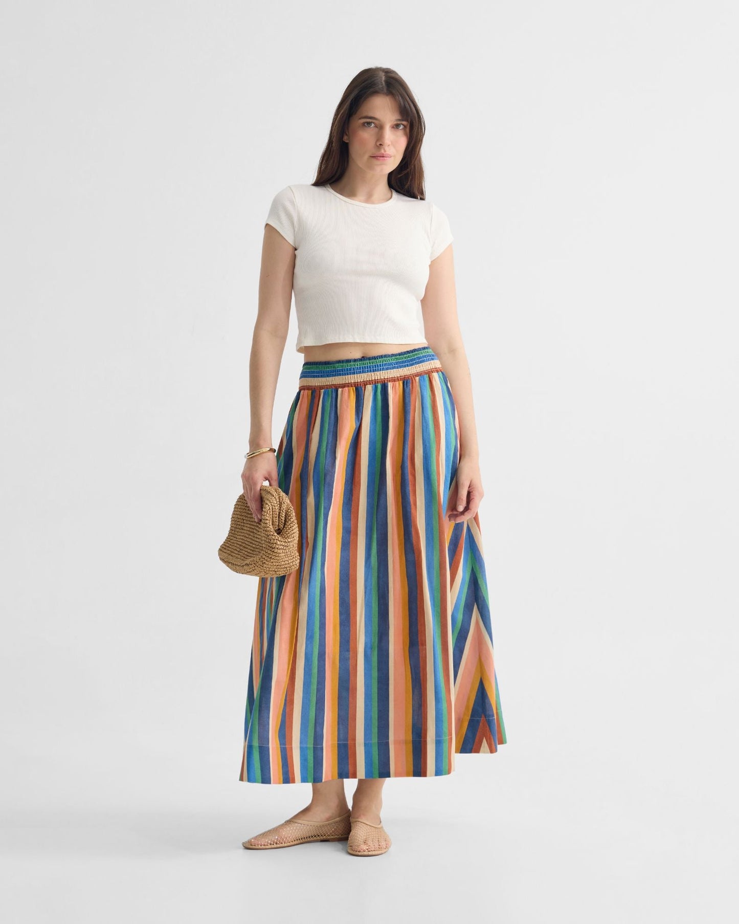Bronte Striped Skirt
