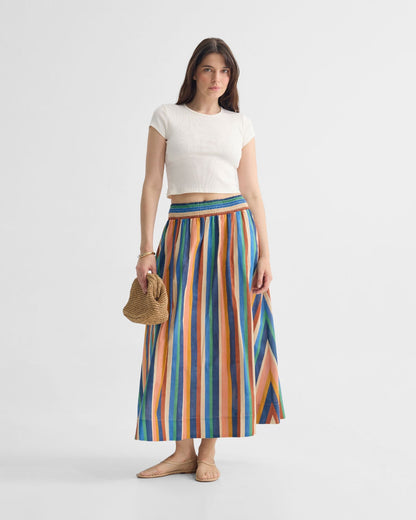 Bronte Striped Skirt