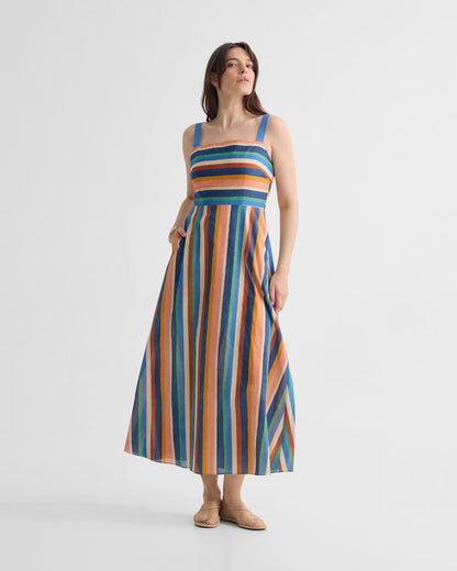 Madeira Striped Dress