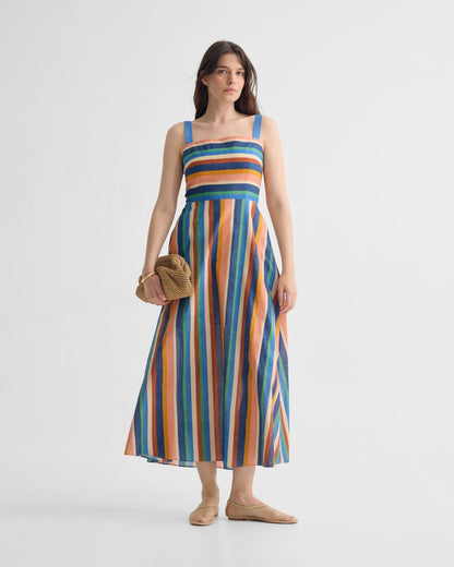 Madeira Striped Dress