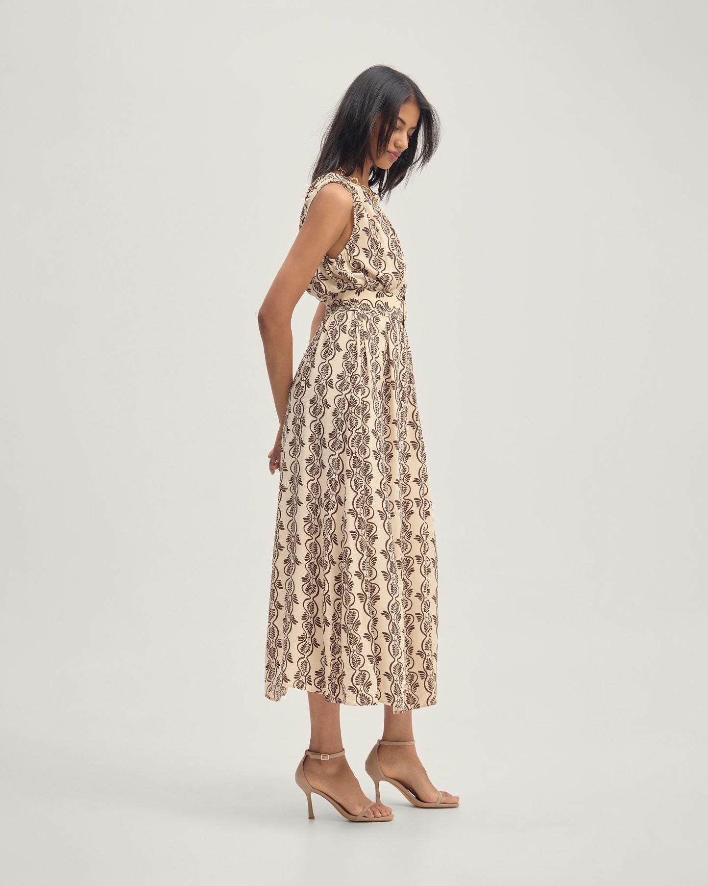 Samia One Shoulder Printed Dress