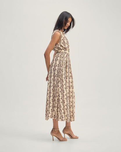 Samia One Shoulder Printed Dress