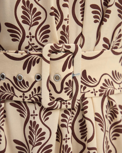 Samia One Shoulder Printed Dress