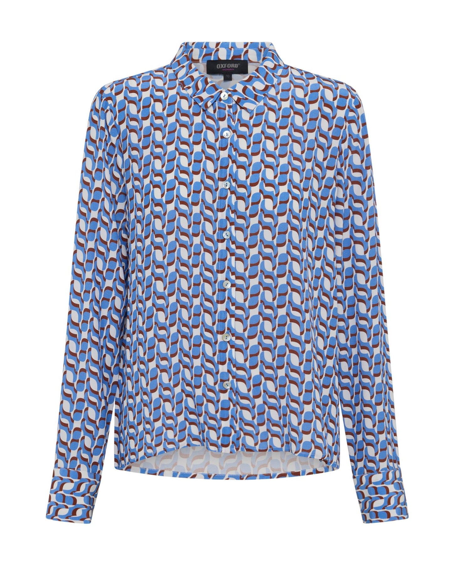Poppy Geo Print Shirt