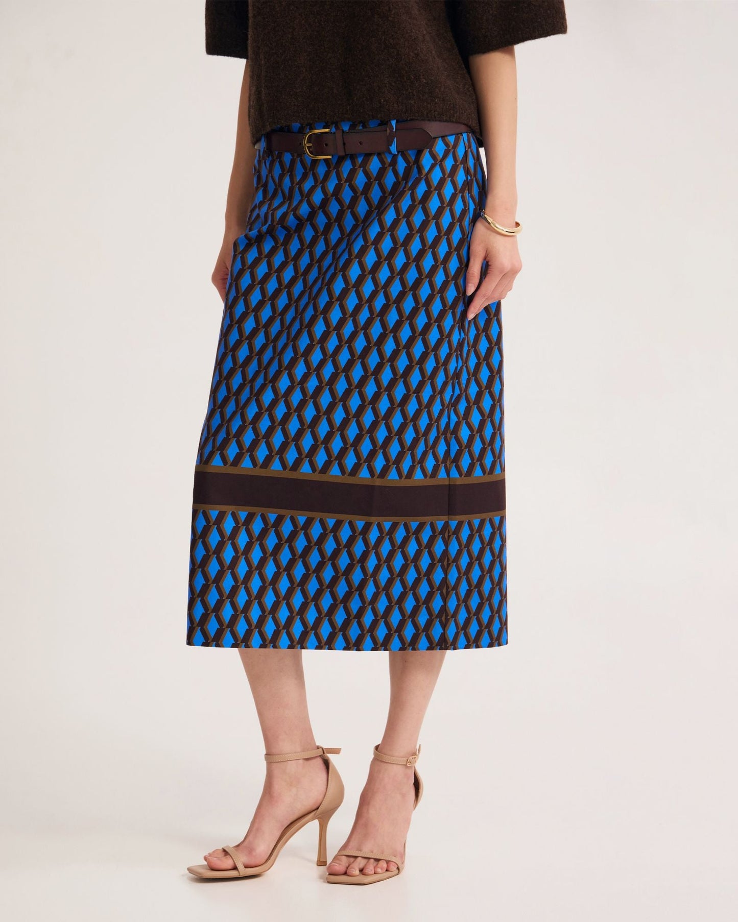 Nora Stretch Midi Skirt