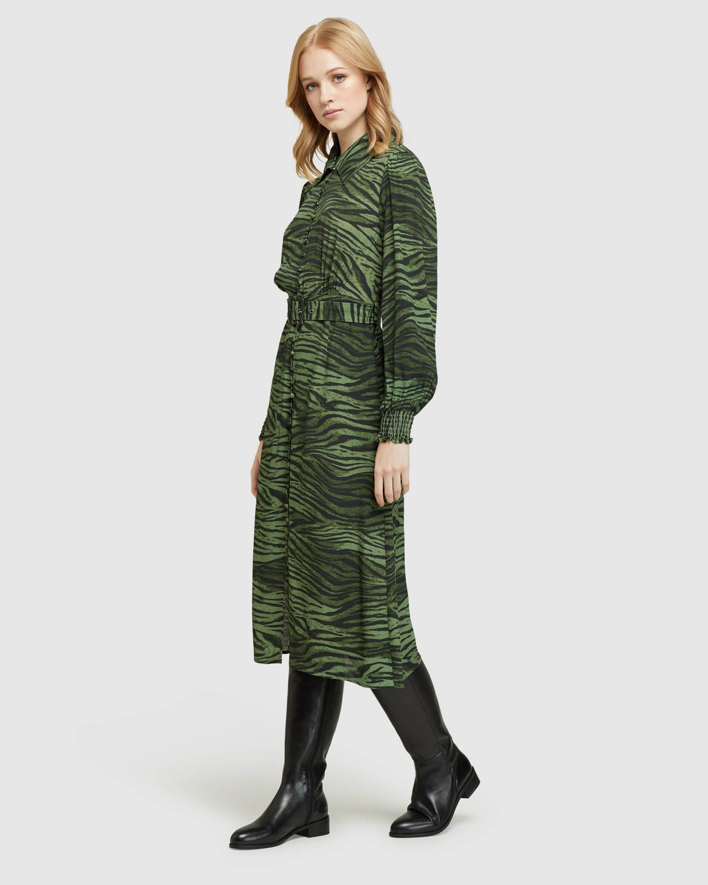 Kira Animal Print Dress