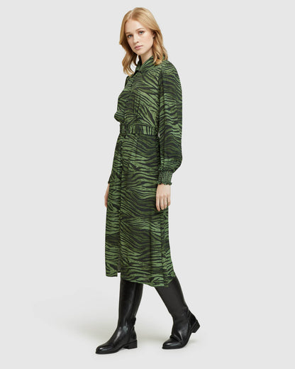 Kira Animal Print Dress