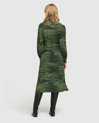 Kira Animal Print Dress