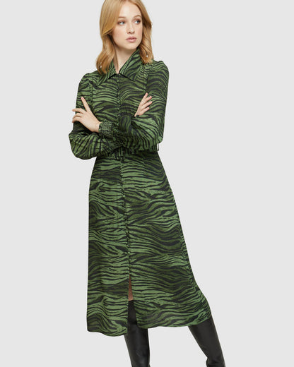 Kira Animal Print Dress
