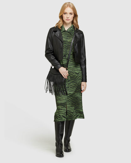 Kira Animal Print Dress