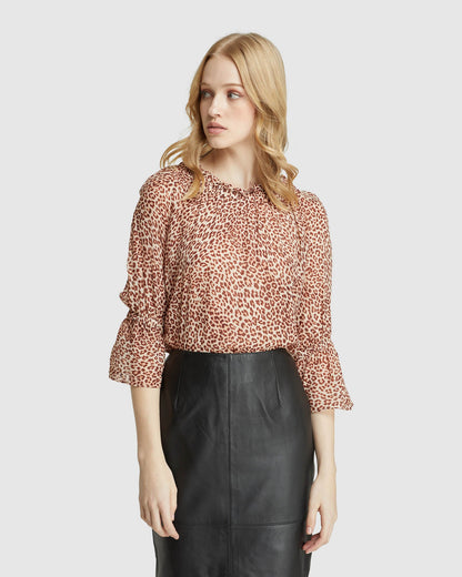 Grace Animal Printed Top