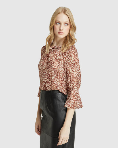 Grace Animal Printed Top
