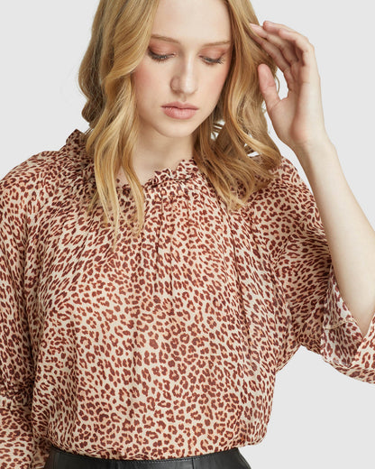 Grace Animal Printed Top