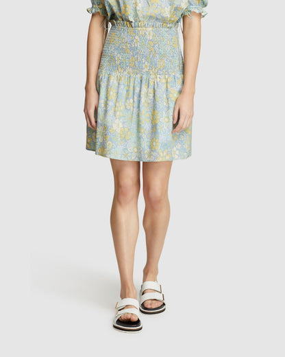 Exist Cotton Shirring Skirt