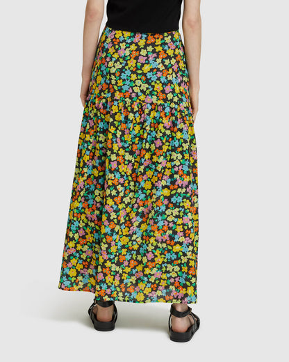 Olivia Ditzy Floral Mxi Skirt