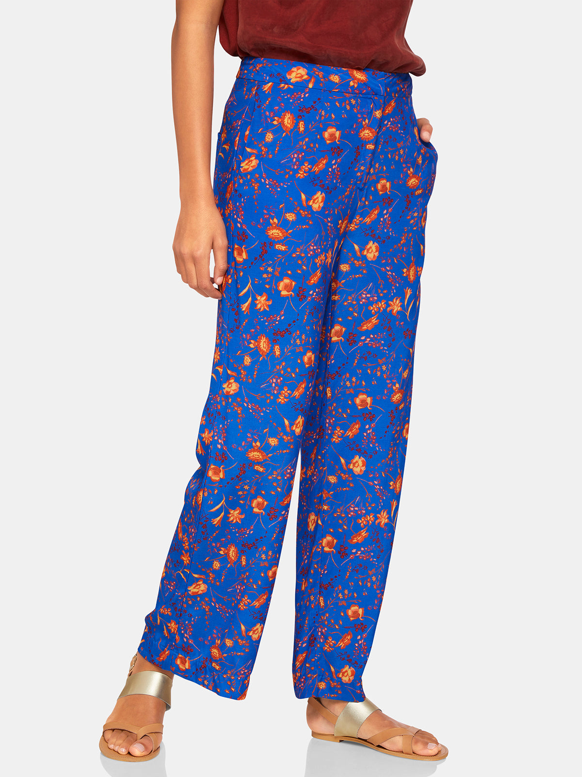 Cyia Floral Print Pants