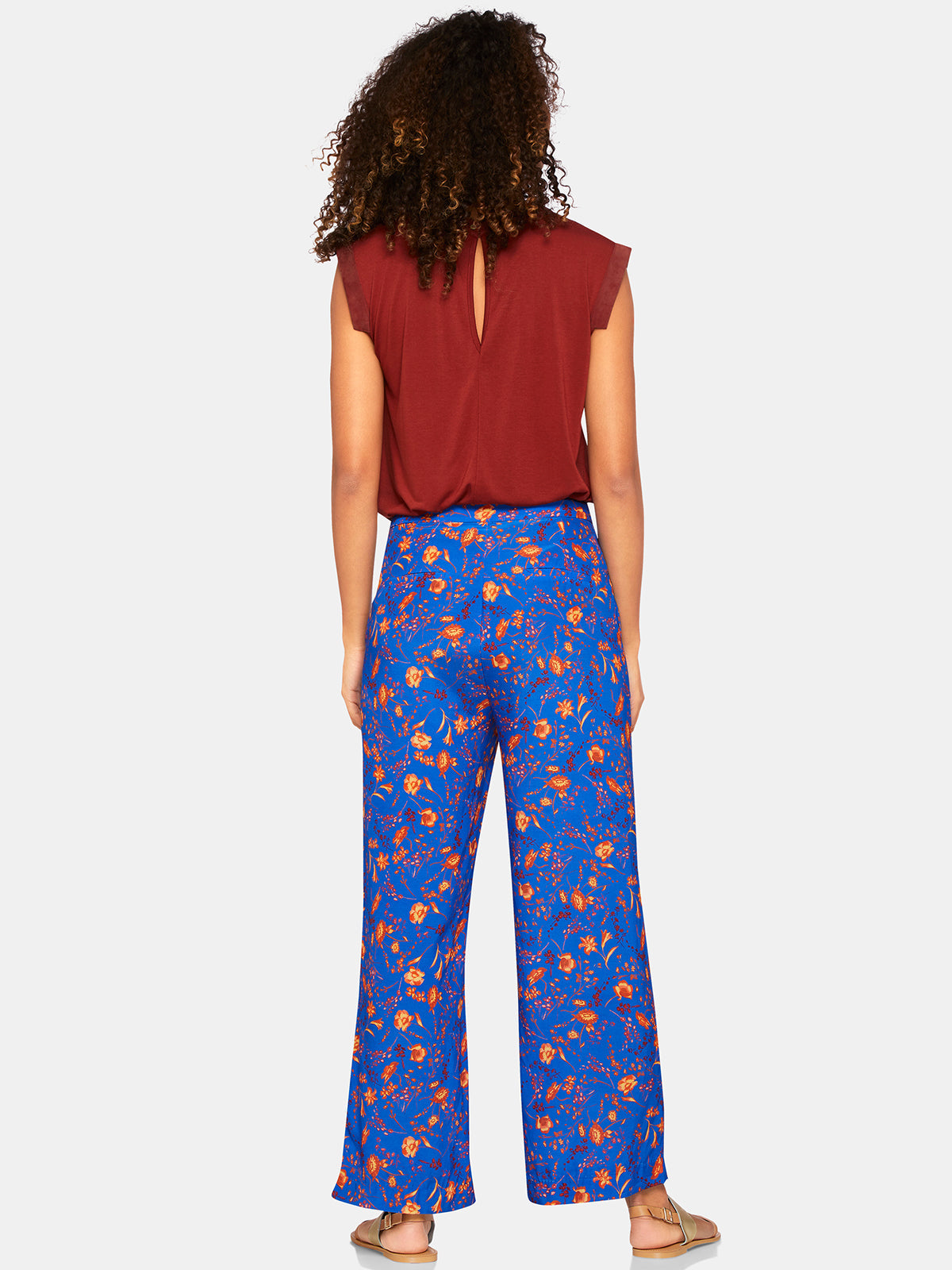 Cyia Floral Print Pants