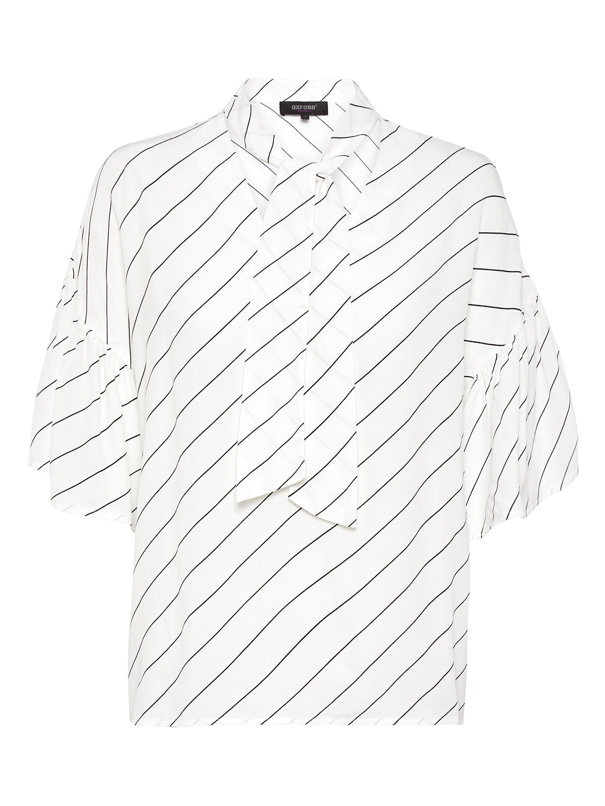 Persia Short Sleeve Striped Blousex