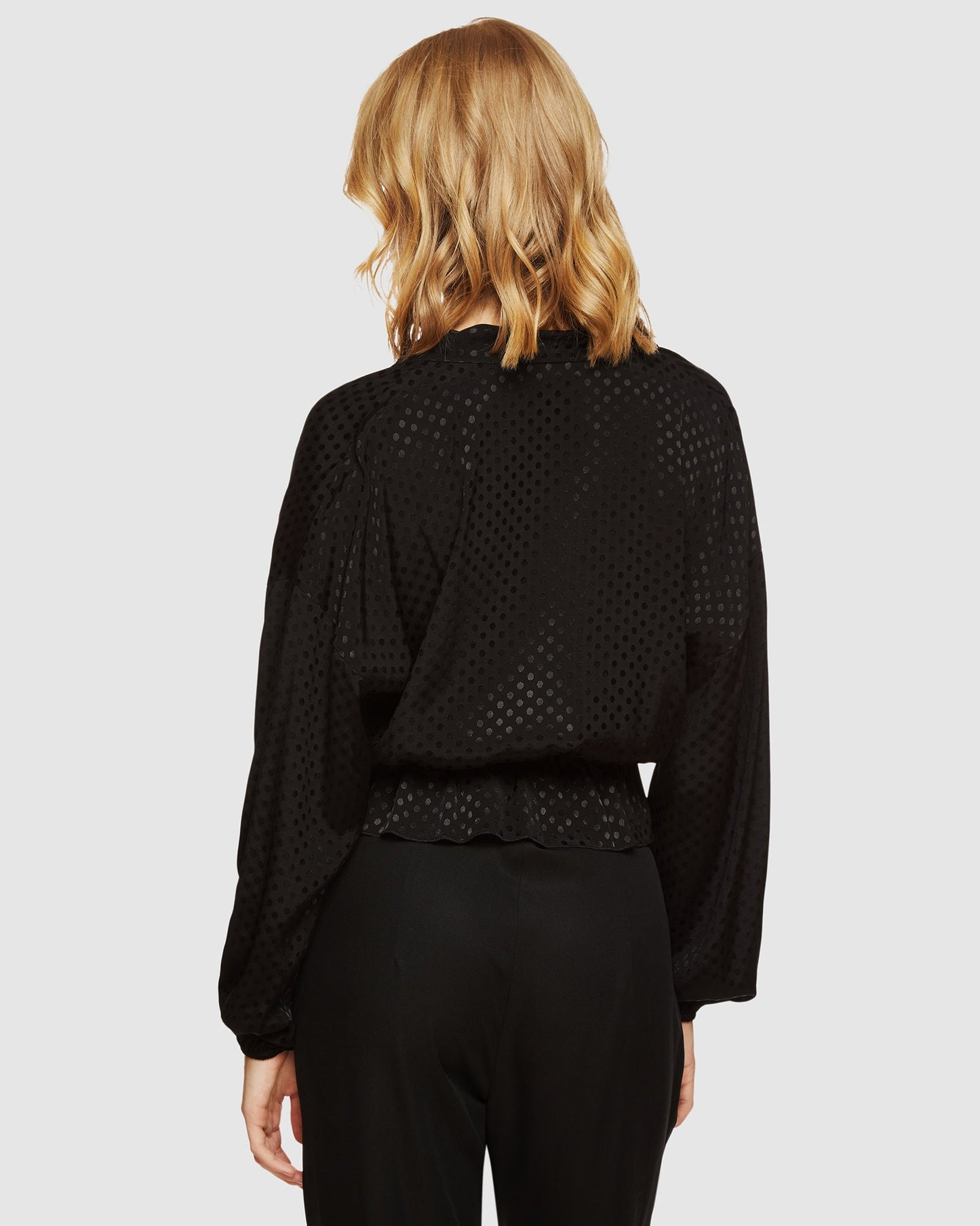 Lana Spot Wrap Front Top