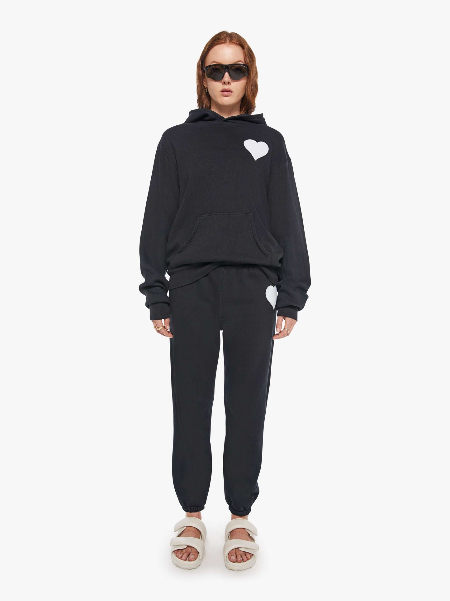 SPRWMN Heart Hoodie - Black