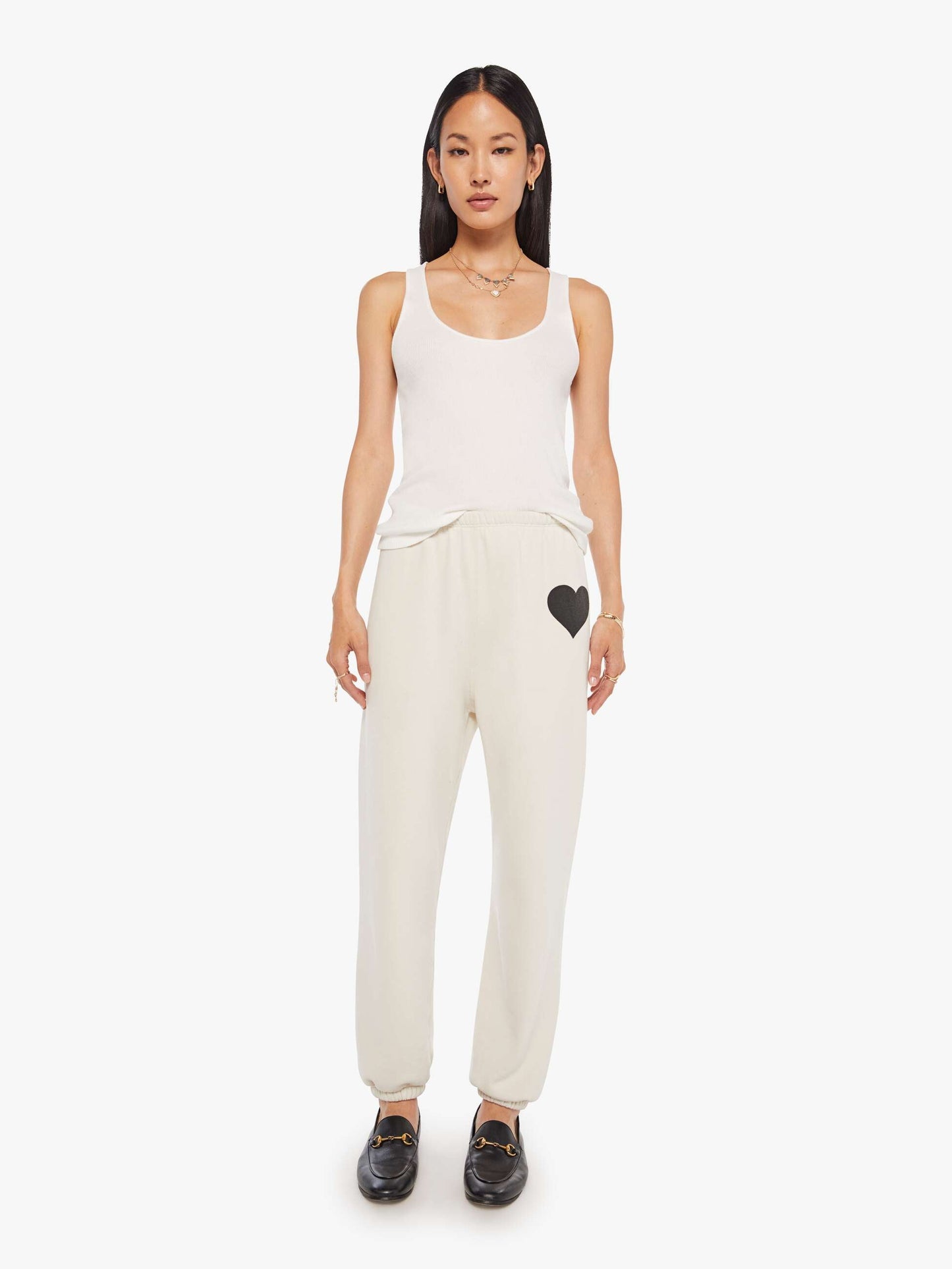 SPRWMN Heart Sweatpant - Vintage White