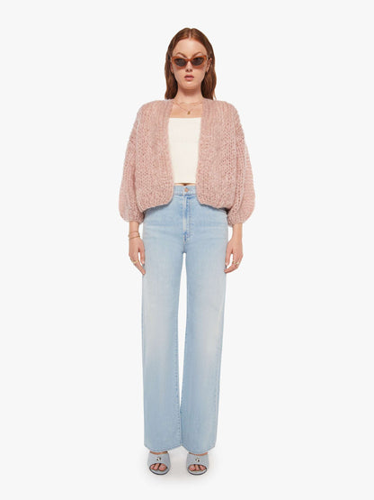 Maiami Mohair Bomber Cardigan - Antique Pink
